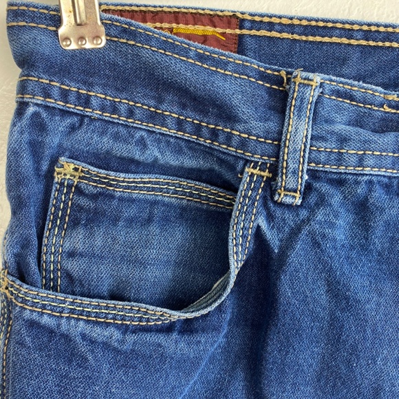 M Vercaro Womens Jeans 30" x 31" High Waist Deep Pockets Western Straight Legs - Picture 3 of 12